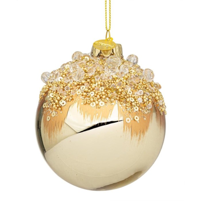 SFERA VETRO GLEEFUL CHAMPAGNE D.80